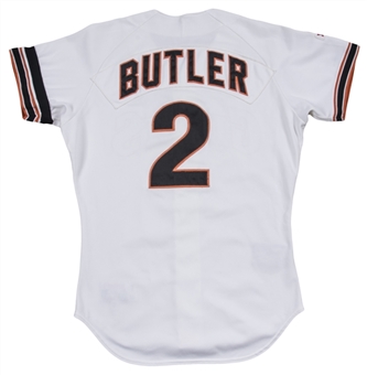 1989 Brett Butler Game Used San Francisco Giants Home Jersey 